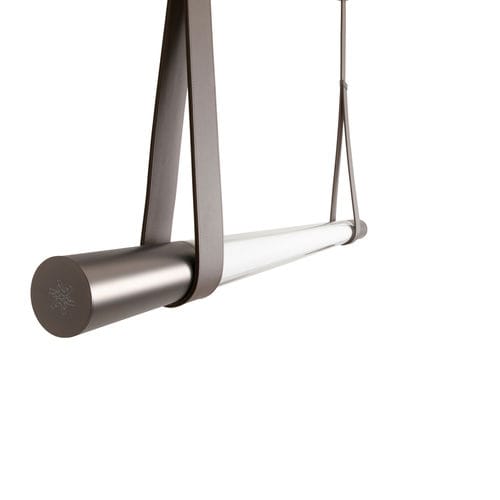 Suspension - SLIVER - GIORGETTI - en verre borosilicaté / en cuir / contemporaine
