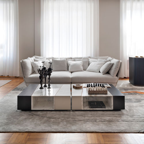 Canapé modulable - DHOW - GIORGETTI - en arc de cercle / contemporain / en tissu