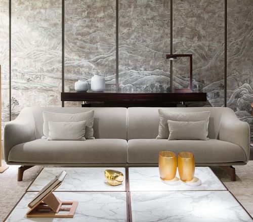 Canapé modulable - DRIVE  - GIORGETTI - d'angle / contemporain / en tissu