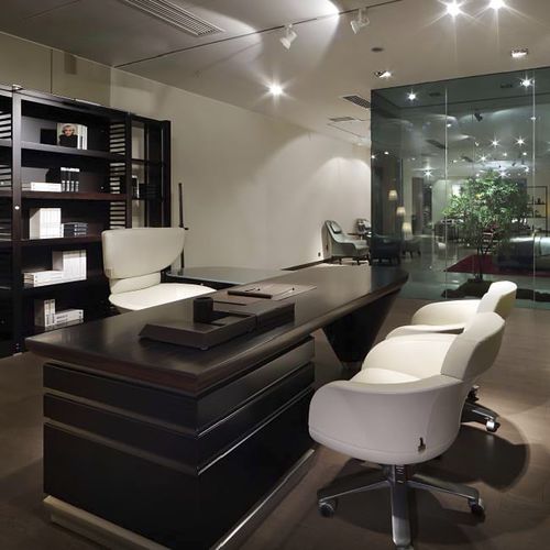 Bureau de direction - SCRIPTOR - GIORGETTI - sur pied / contemporain / en érable