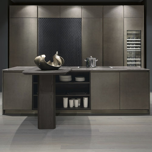Cuisine contemporaine - GK.01 - GIORGETTI - en noyer / en frêne / en marbre