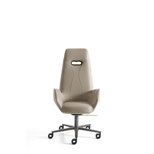 Chaise de bureau moderne - APHIRA - GIORGETTI - d'intérieur / en cuir / en tissu