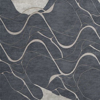 Moquette tuftée main - FLINES - GIORGETTI - bouclée / poil coupé / en velours