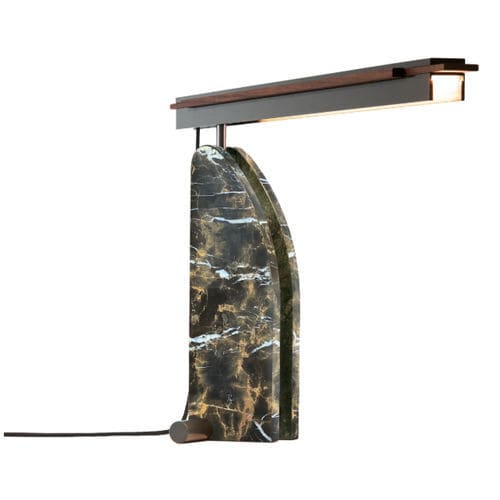 Lampe de table - QUETZAL - GIORGETTI - sol plafond / en métal peint / en noyer