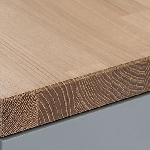 Plan de travail en bois massif - LEICHT - de cuisine / huilé
