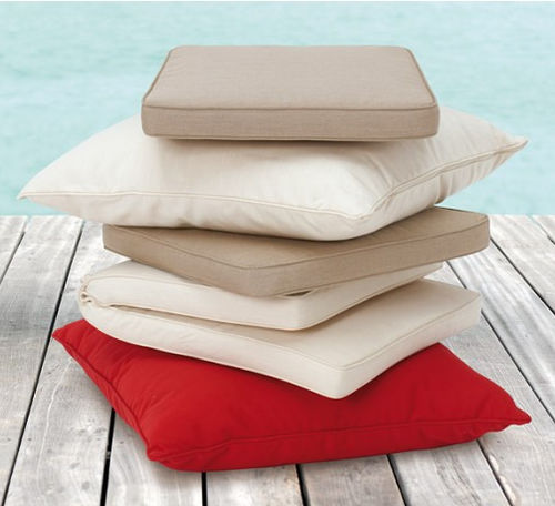 Coussin extérieur - Tectona - rectangulaire / uni / en tissu