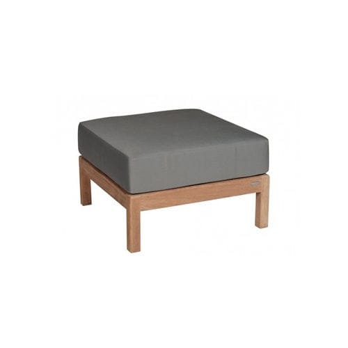 Repose-pied contemporain - EXETER - Tectona - en tissu / en teck / de jardin
