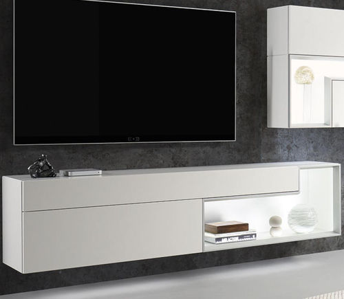 Meuble TV design minimaliste - TETRIM - hülsta - lowboard / avec éclairage intégré / avec tiroirs