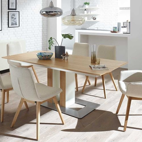 Table à manger contemporaine - T90 - hülsta - en bois laqué / en céramique / en Fenix NTM®