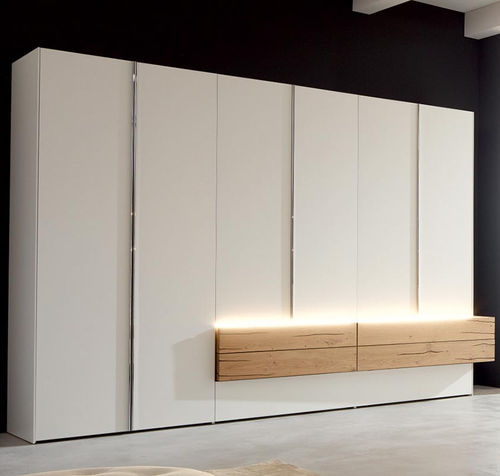 Armoire modulable - GENTIS - hülsta - contemporaine / en bois laqué / en noyer