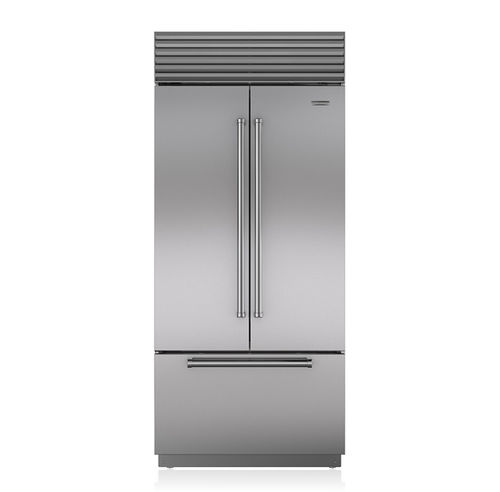 Réfrigérateur congélateur à double porte - BI-36UFDID/S - SUB-ZERO - à tiroir / résidentiel / encastrable