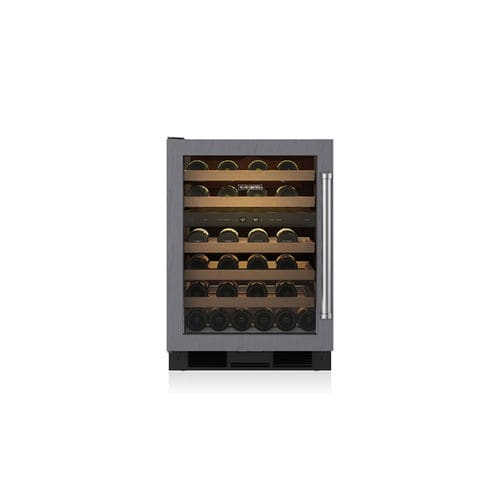 Cave à vin de service - UW-24/O - SUB-ZERO - encastrable / en inox / vitrée