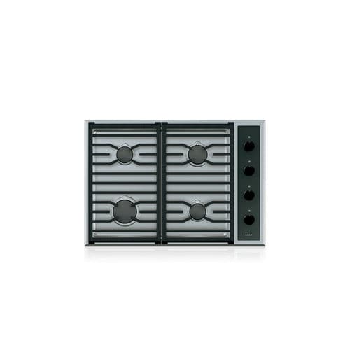 Table de cuisson à gaz - CG304T/S - SUB-ZERO - 4 foyers / encastrable / avec manettes