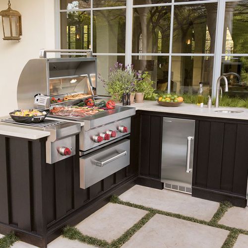 Barbecue à gaz - OG54 - SUB-ZERO - encastrable / en métal