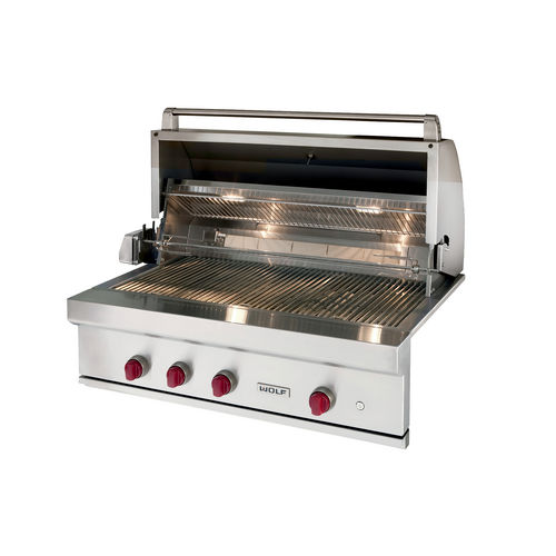 Barbecue à gaz - OG42 - SUB-ZERO - encastrable / en acier inoxydable