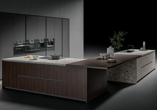 Cuisine contemporaine - CX 15 - COMPREX - en MDF / en verre / aluminium