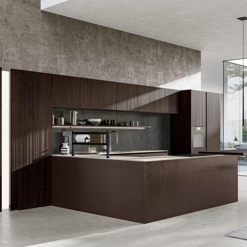 Cuisine contemporaine - CX 18 - COMPREX - en bois / en pierre / en acier
