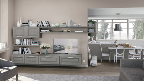 Ensemble TV mural classique - LAURA - CUCINE LUBE - en bois