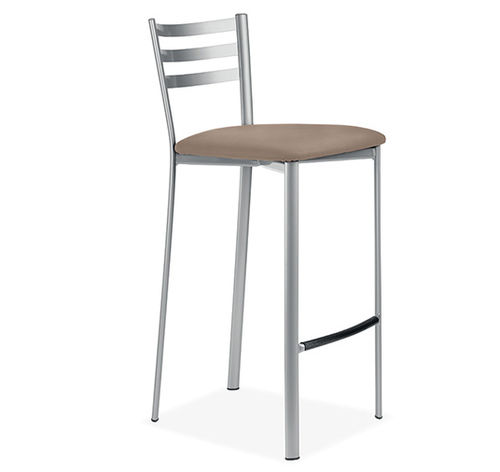 Chaise de bar contemporaine - ADER - CUCINE LUBE - d'intérieur / en métal / en plastique