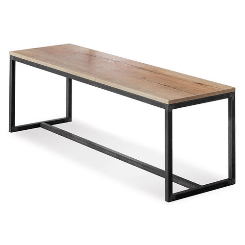 Banc contemporain - DUAB - CUCINE LUBE - en bois / en fer