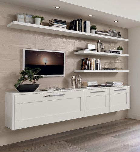 Buffet mural - GALLERY - CUCINE LUBE - contemporain / en bois