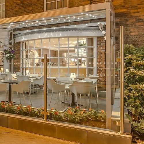 Pergola adossée - SPAGÒ - Gibus SPA - en métal / à lames brise soleil / sur mesure