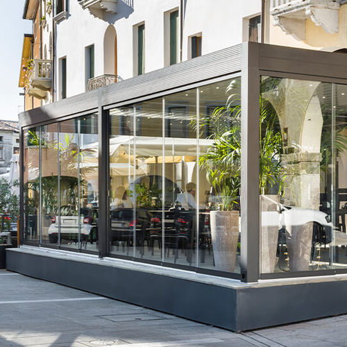 Panneau en verre de sécurité - ANTICA SACILE CAFÈ - Gibus SPA - structurel / feuilleté / transparent