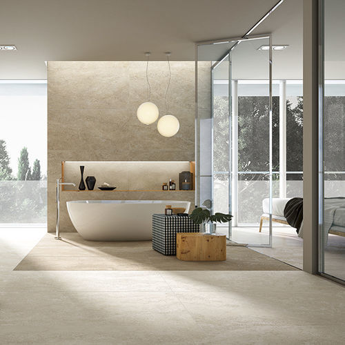 Carrelage en grès cérame - THERMAE - NovaBell - brossé / 3D / finition mat