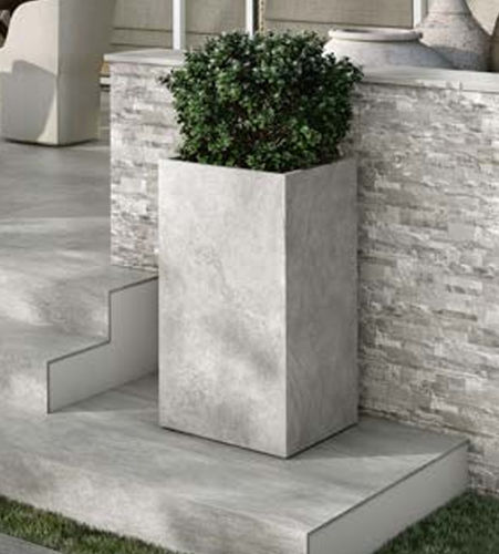 Jardinière en pierre - NovaBell - rectangulaire / sur mesure / contemporaine