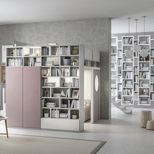 Chambre d'enfant rose - 302 - TUMIDEI - en mélaminé / en aluminium anodisé / pour fille