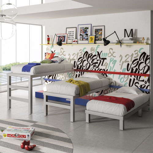 Lit gigogne - 323 - TUMIDEI - simple / contemporain / pour enfant