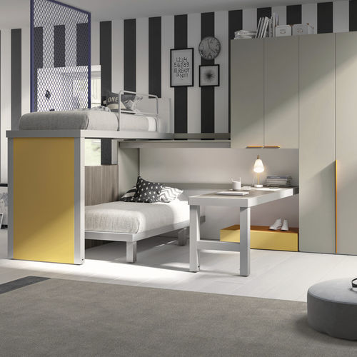 Lit mezzanine - 322 - TUMIDEI - simple / contemporain / pour enfant (unisexe)