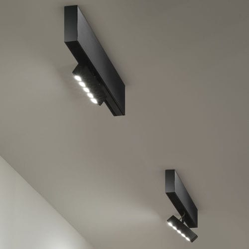 Éclairage sur rail à LED - BROOKLYN SPOT - PANZERI - rectangulaire / en aluminium extrudé / professionnel