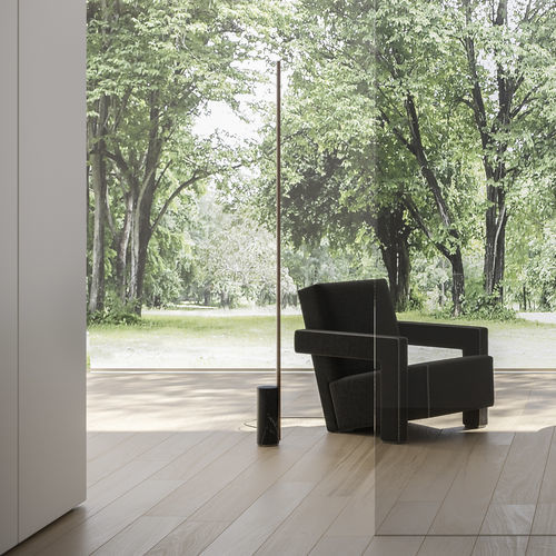 Lampe sur pied - HILOW LINE - PANZERI - en métal / contemporaine / d'intérieur