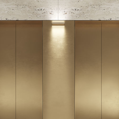 Applique murale contemporaine - GONIO - PANZERI - d'intérieur / en aluminium extrudé / en titane