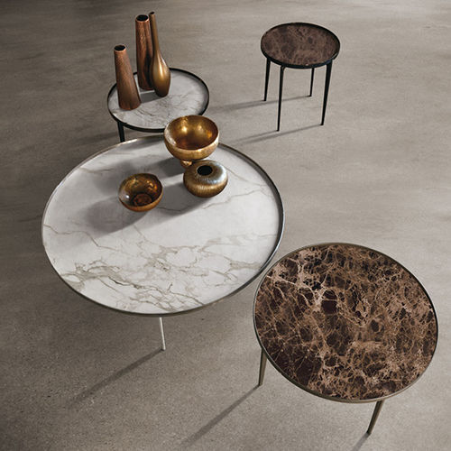 Table basse contemporaine - Sirio - ALIVAR - en chêne / en MDF laqué / en marbre
