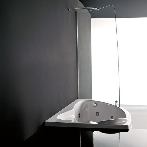 Baignoire-douche d'angle - SYRIA BOX EASY - GRUPPO TREESSE - encastrable / en acrylique