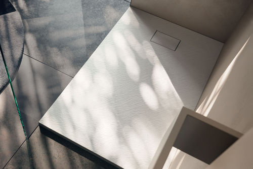 Receveur de douche rectangulaire - KUBE - GRUPPO TREESSE - à poser / en résine