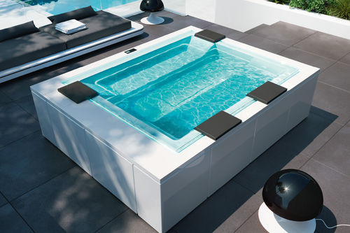 Spa hors-sol - ZEN ACTIVE - GRUPPO TREESSE - rectangulaire / 4 places / d'extérieur