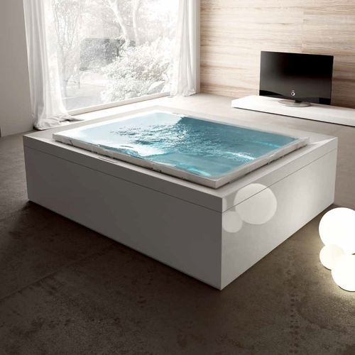 Baignoire à poser - FUSION 230 - GRUPPO TREESSE - en acrylique / par Marc Sadler / hydromassage