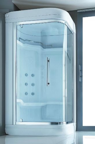 Cabine d'hydromassage d'angle - DADA - GRUPPO TREESSE - en verre / trempé