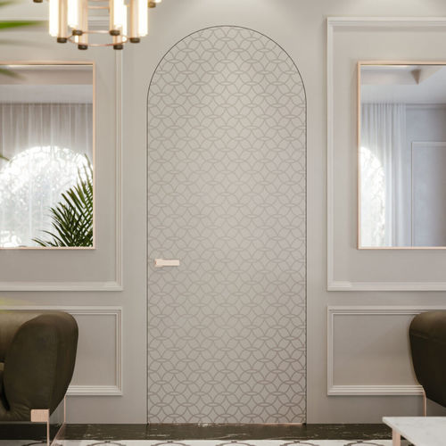 Porte cintrée - Alba - LINVISIBILE - d'intérieur / en bois / en aluminium