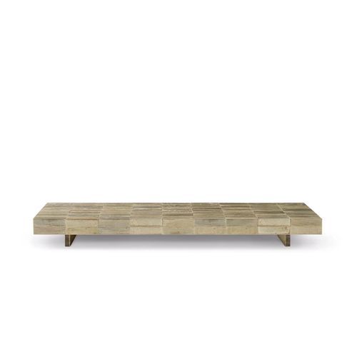 Table basse moderne - ANDRÉE - Minotti - en fibre de verre / en polystyrène / en ABS
