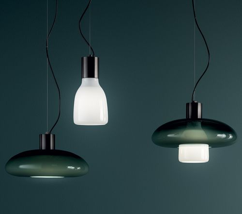 Suspension - ACQUERELLI - BONALDO - en métal peint / en verre soufflé / contemporaine
