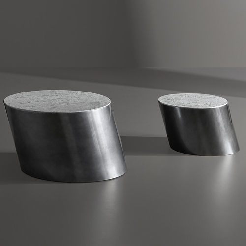 Table basse contemporaine - Pisa - BONALDO - en verre / en métal / en céramique