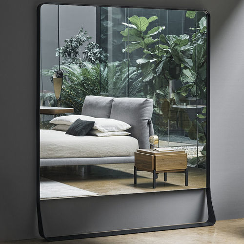 Miroir mural - Narciso - BONALDO - sur pied / contemporain / rectangulaire