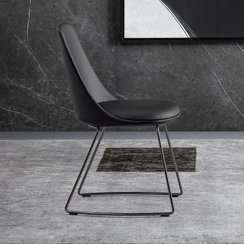 Chaise de salle à manger contemporaine - Itala - BONALDO - d'intérieur / en tissu / en cuir