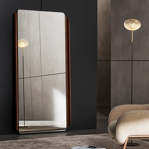 Miroir mural - Olos - BONALDO - sur pied / contemporain / rectangulaire