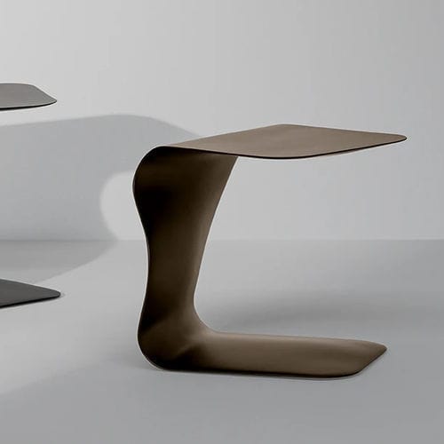 Table d'appoint design original - Duffy - BONALDO - en polyuréthane / avec piètement en polyuréthane / cantilever