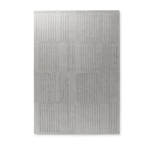 Tapis contemporain - Tangeri - BONALDO - à rayures / en laine / en tencel®